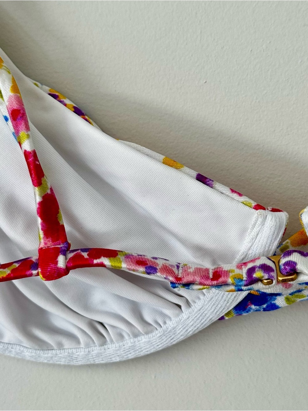 L Space Kerri Bikini Top & Leilani Bitsy Bottoms Set, Multi Floral – Size Medium - Picture 3 of 8